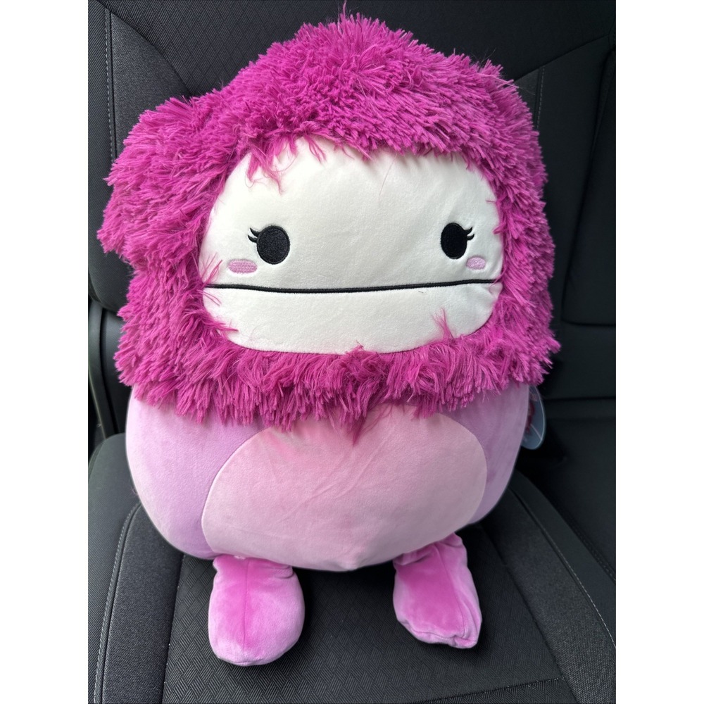NEW pink Squishmallows Nanette Bigfoot 16" Plush Large NWT